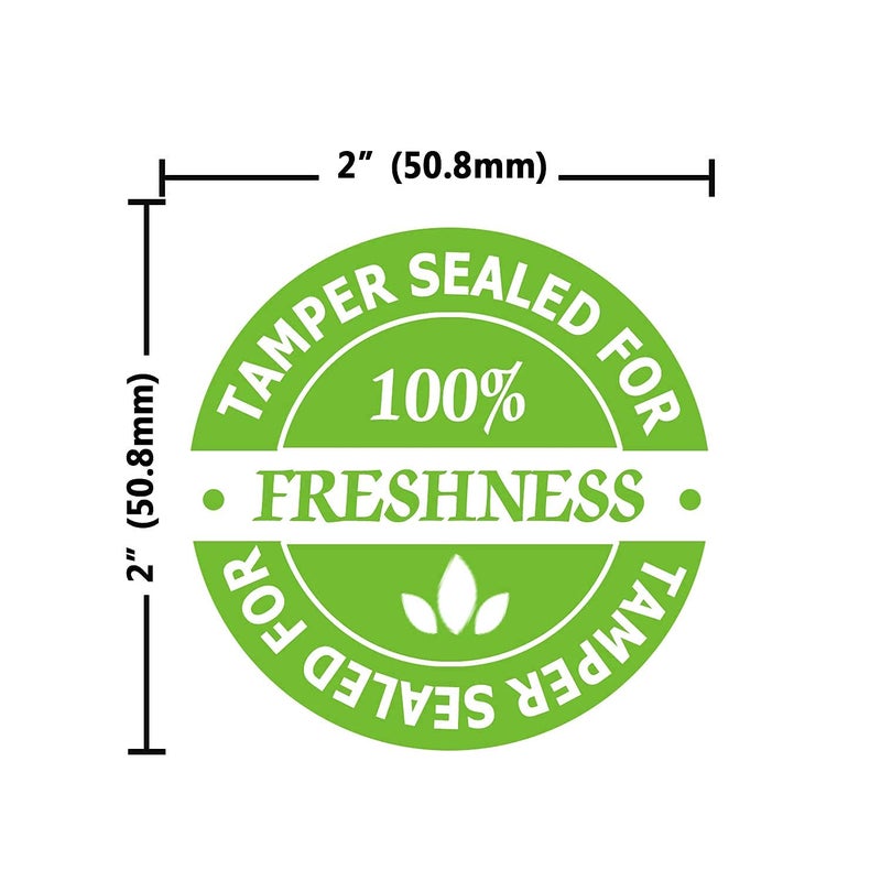 Besttile Food Delivery Tamper Evident Stickers,Sealed for Freshness Labels,2 Inch Round Sticker for Take Out - Image 2